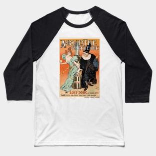 Absinthe Parisienne France Vintage Advertising Poster 1896 Baseball T-Shirt